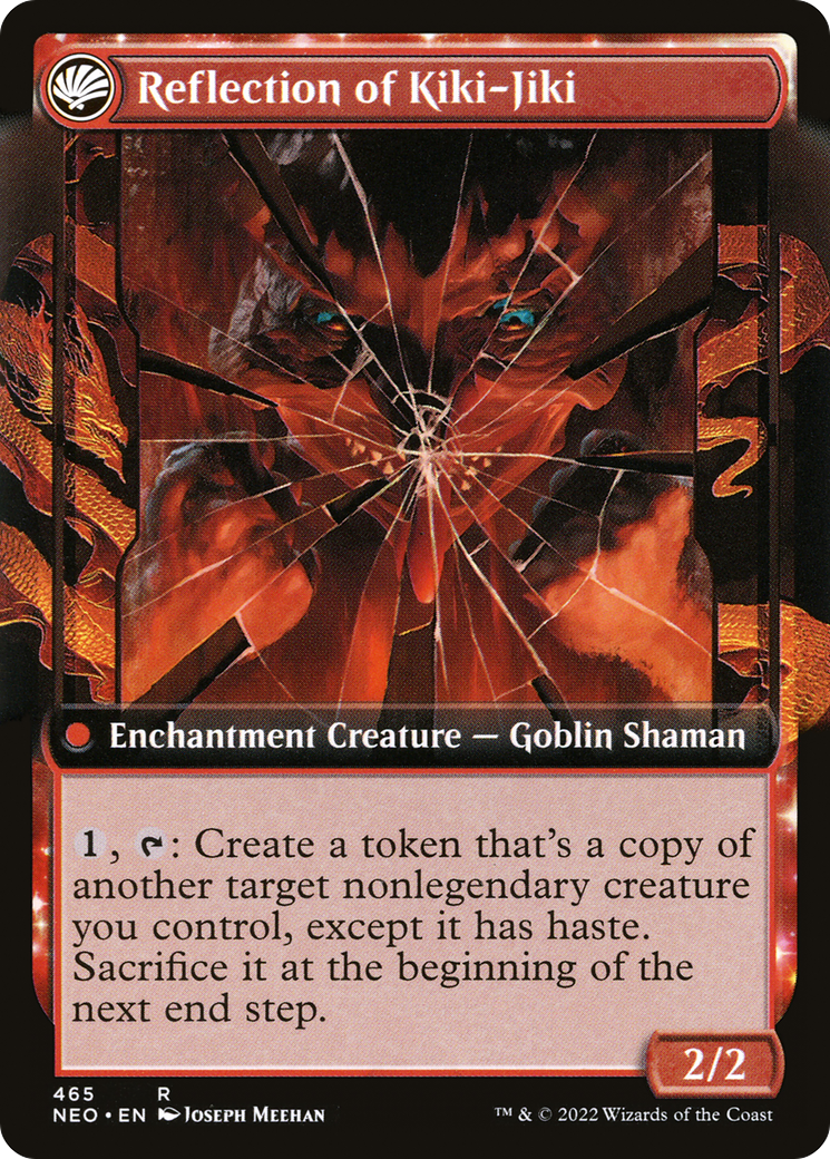 Image of Fable of the Mirror-Breaker (Extended Art) (NEO-465) - Kamigawa: Neon Dynasty: (Extended Art, fandfc, enchantment)