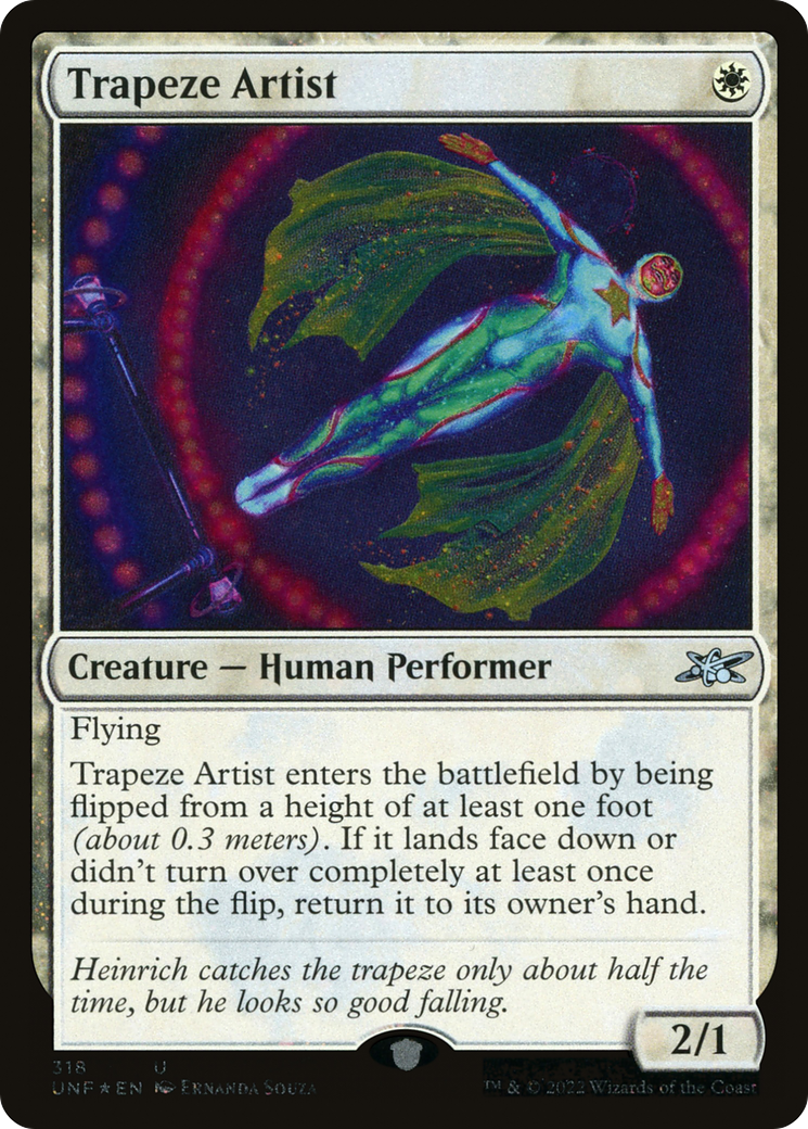 Image of Trapeze Artist (Galaxy Foil) (UNF-318) - Unfinity Foil