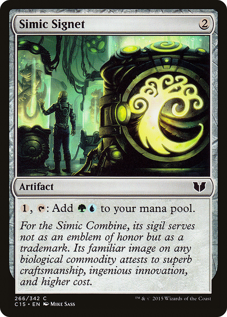 Image of Simic Signet (C15-266) - Commander 2015