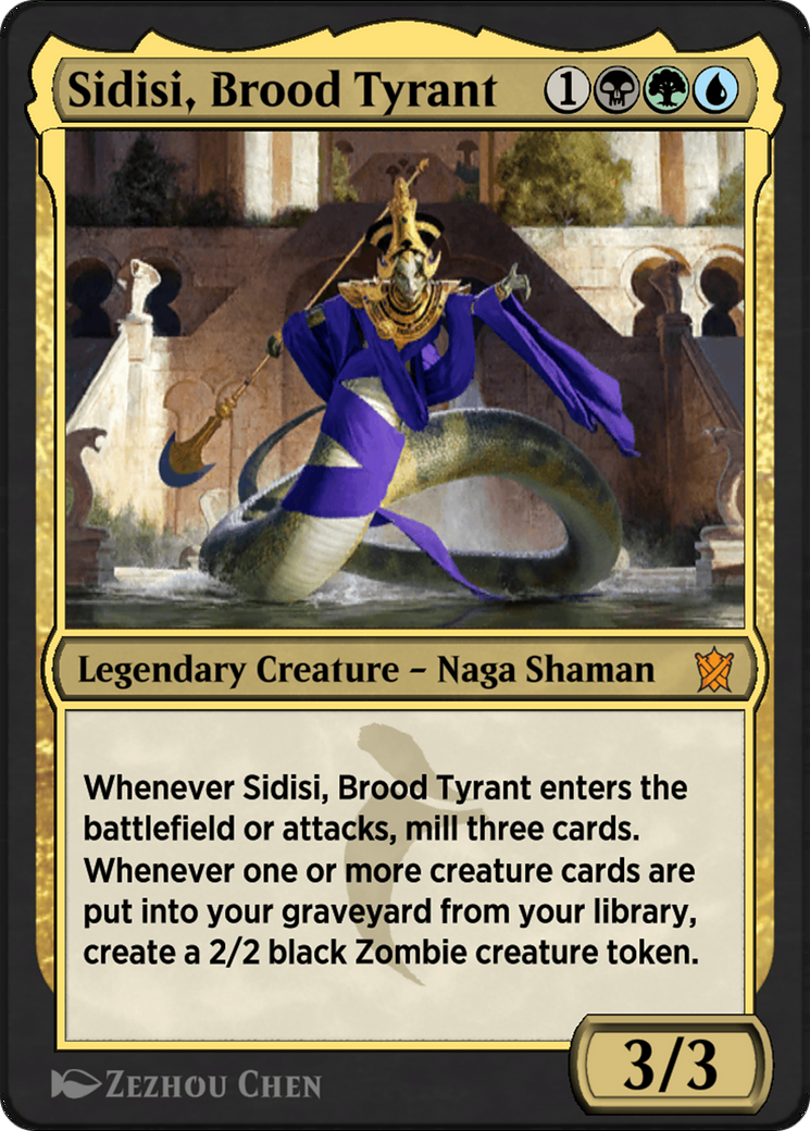 Image of Sidisi, Brood Tyrant (KTK-199Y) - Khans of Tarkir