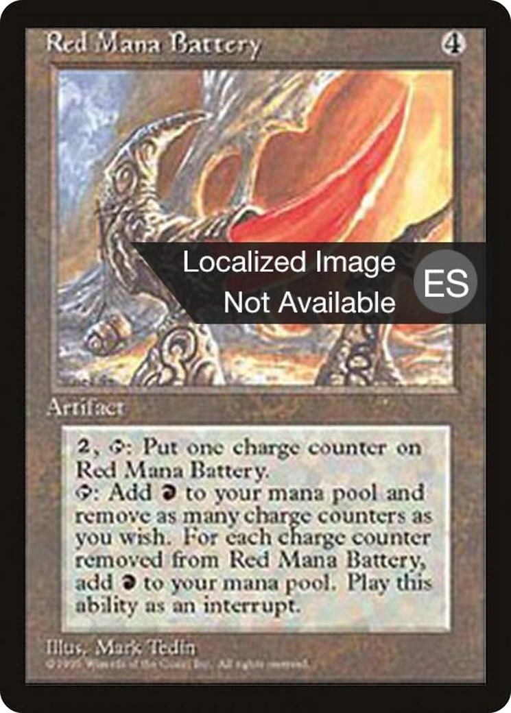 Image of Red Mana Battery (4BB-) - Fourth Edition Foreign Black Border