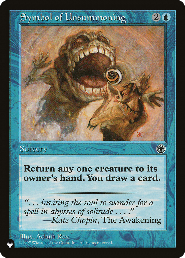 Image of Symbol of Unsummoning (LIST-POR-70) - The List