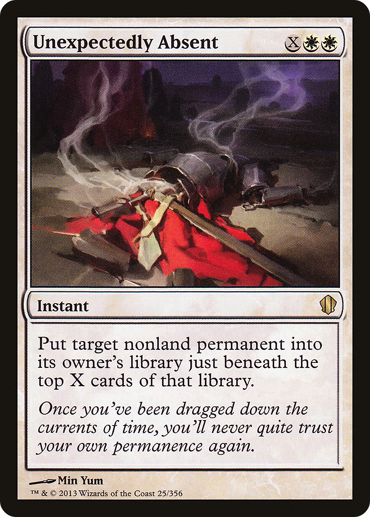 Image of Unexpectedly Absent (C13-025) - Commander 2013