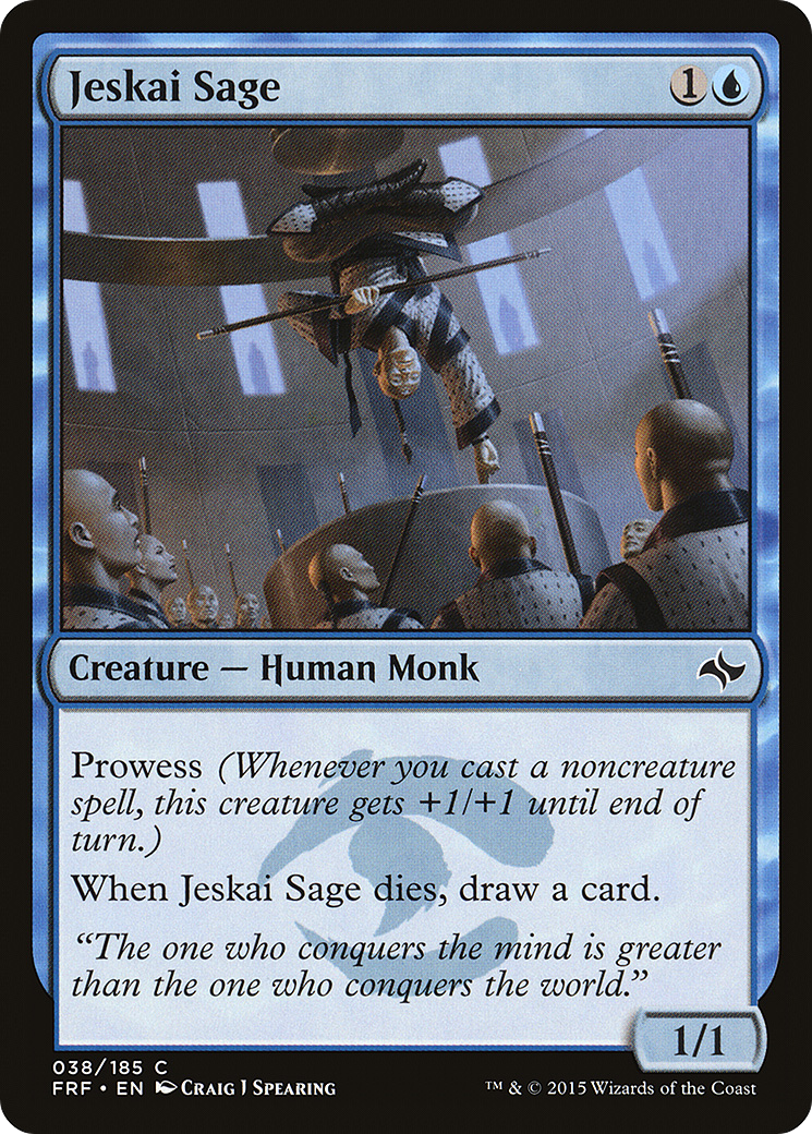 Image of Jeskai Sage (FRF-038) - Fate Reforged Foil