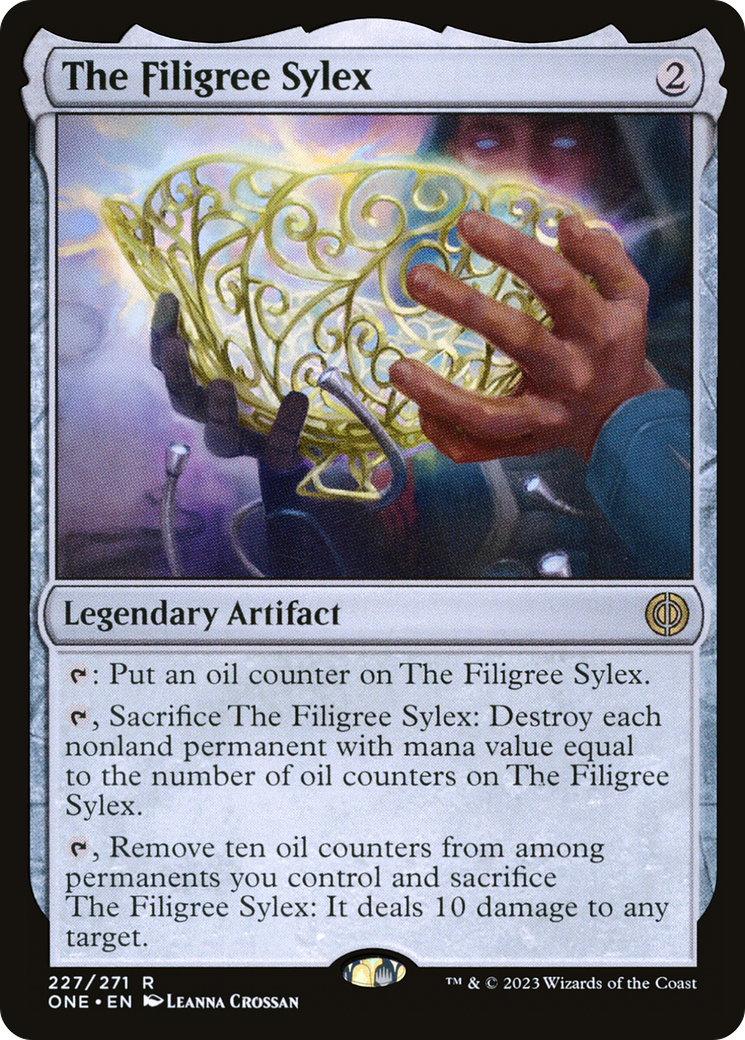 Image of The Filigree Sylex (ONE-227) - Phyrexia: All Will Be One Foil