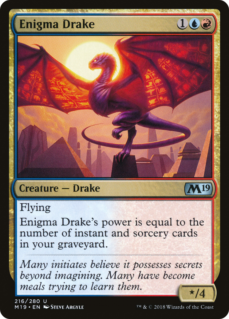 Image of Enigma Drake (M19-216) - Core Set 2019