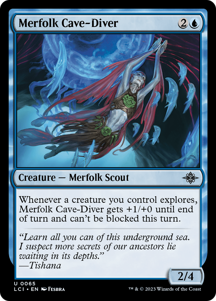 Image of Merfolk Cave-Diver (LCI-065) - The Lost Caverns of Ixalan