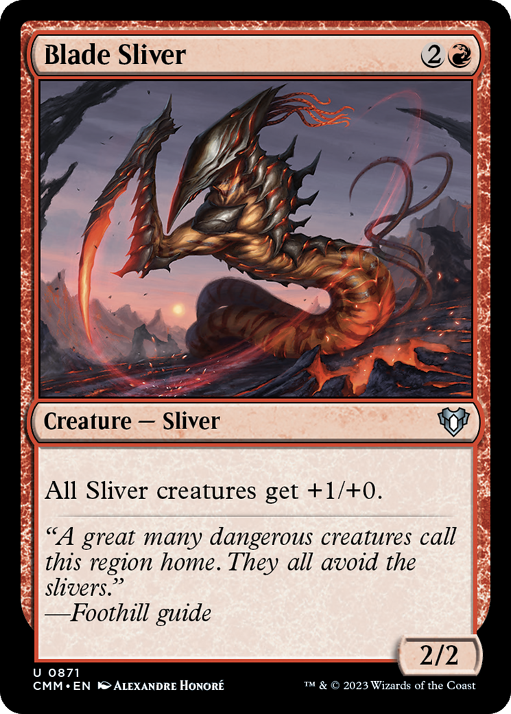 Image of Blade Sliver (CMM-871) - Commander Masters