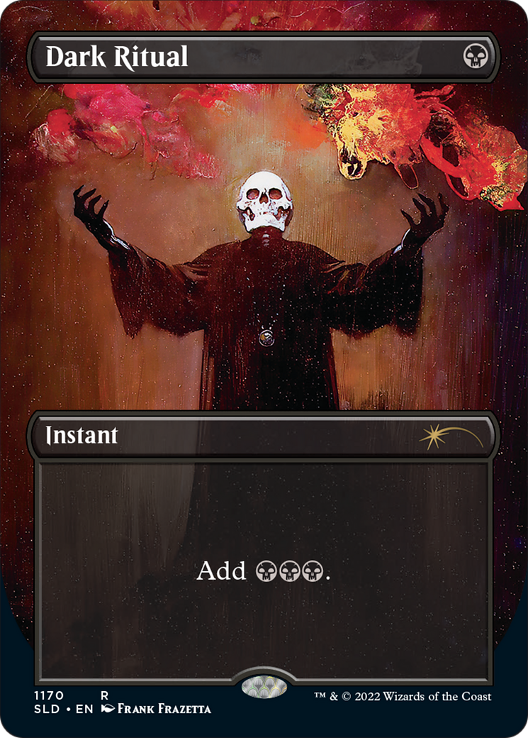 Image of Dark Ritual (SLD-1170) - Secret Lair Drop (Borderless) Foil