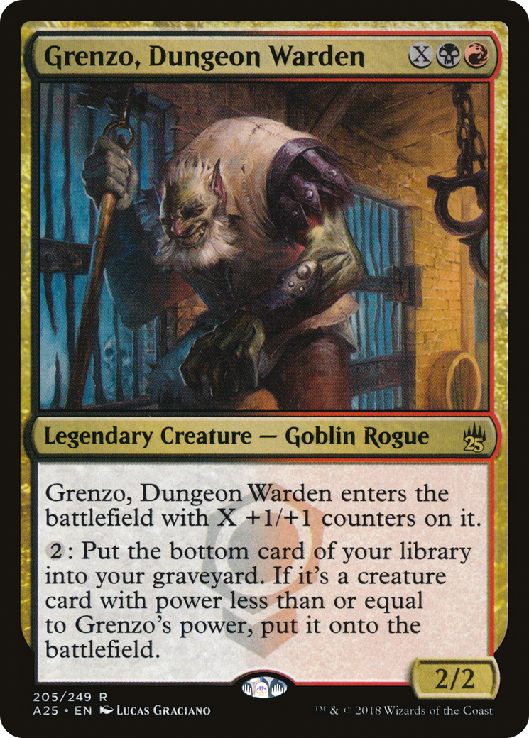 Image of Grenzo, Dungeon Warden (A25-205) - Masters 25 Foil