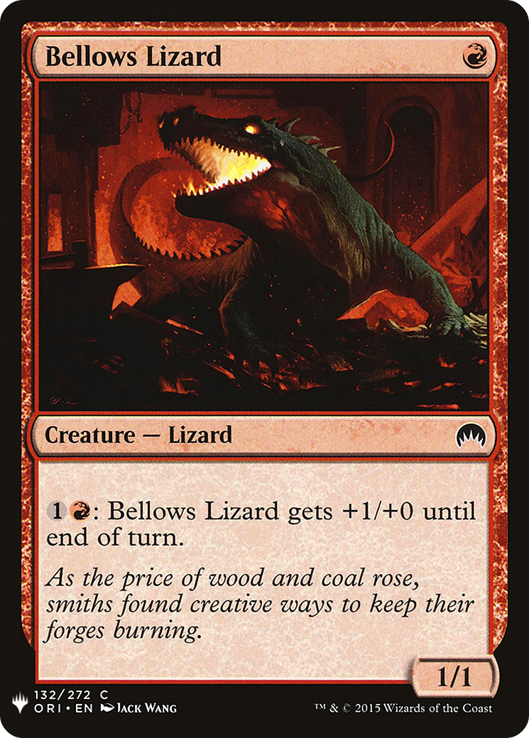 Image of Bellows Lizard (LIST-ORI-132) - The List