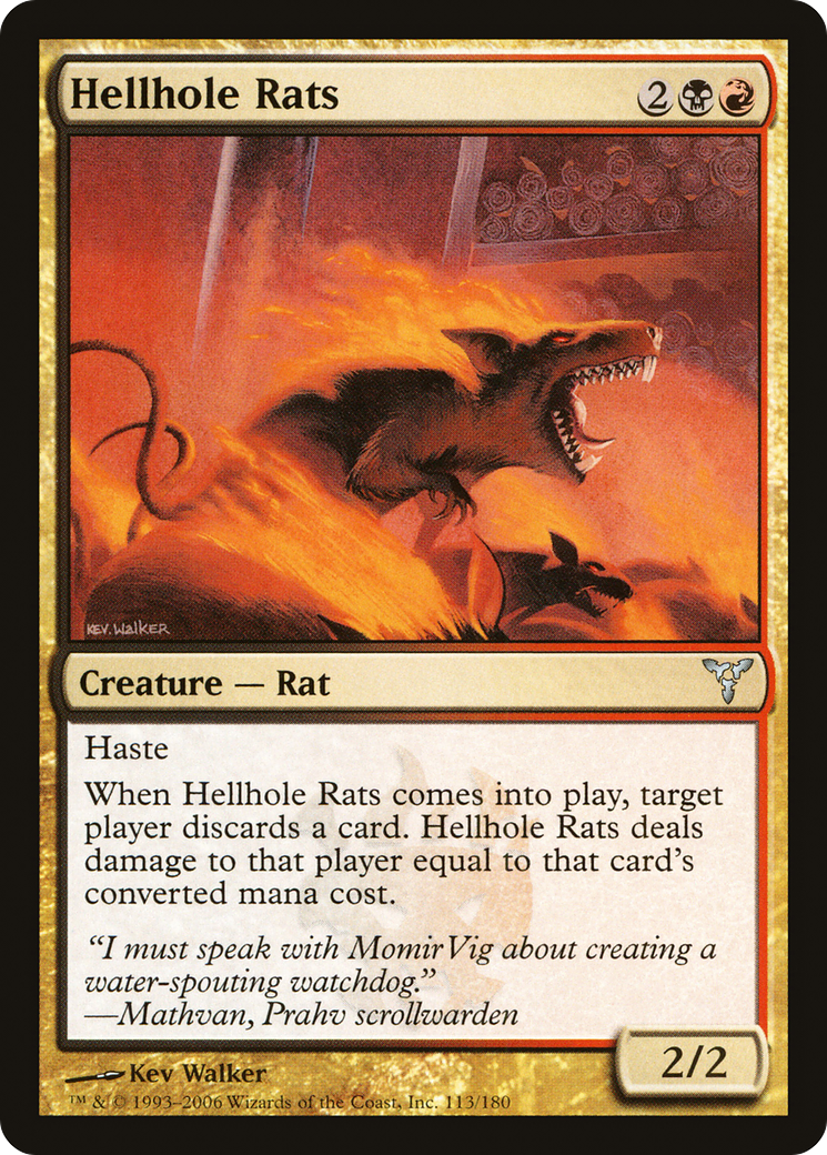 Image of Hellhole Rats (DIS-113) - Dissension Foil