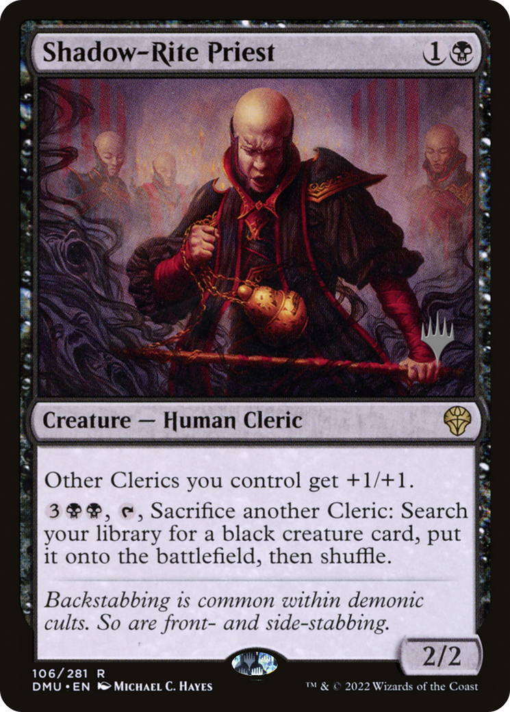 Image of Shadow-Rite Priest (PPDMU-106) - Dominaria United Promos