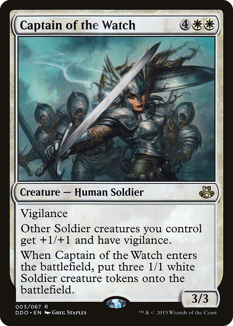 Image of Captain of the Watch (DDO-003) - Duel Decks: Elspeth vs. Kiora