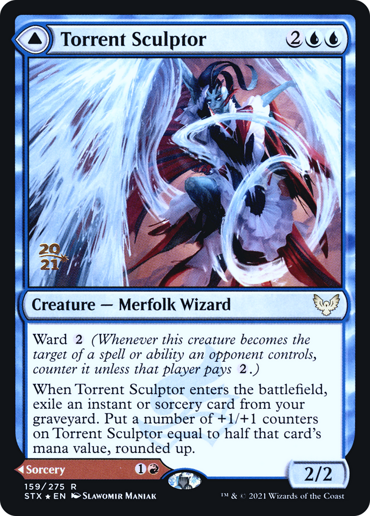 Image of Torrent Sculptor (PRE-159S) - Strixhaven: School of Mages Promos Foil
