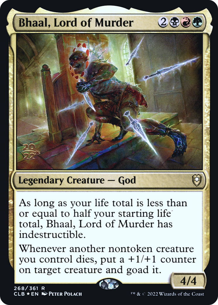 Image of Bhaal, Lord of Murder (PRE-268) - Battle for Baldur's Gate Promos Foil