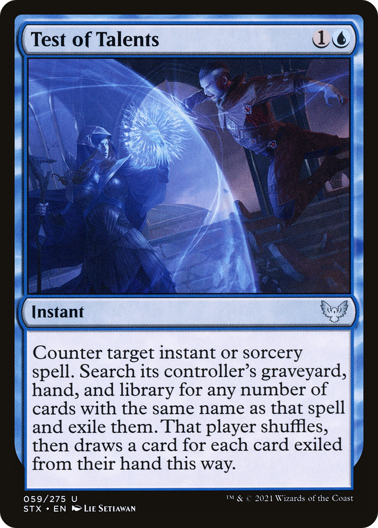 Image of Test of Talents (STX-059) - Strixhaven: School of Mages Foil