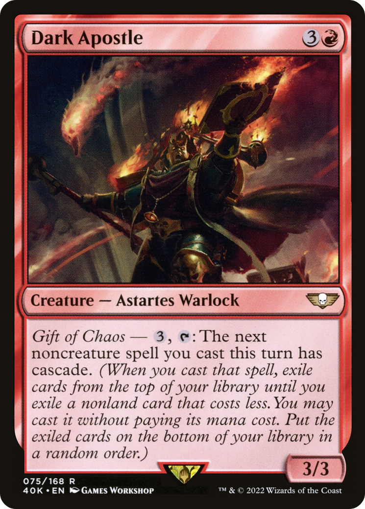 Image of Dark Apostle (40K-075) - Warhammer 40,000 Commander