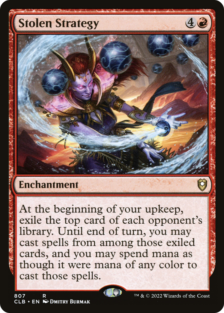 Image of Stolen Strategy (CLB-807) - Commander Legends: Battle for Baldur's Gate