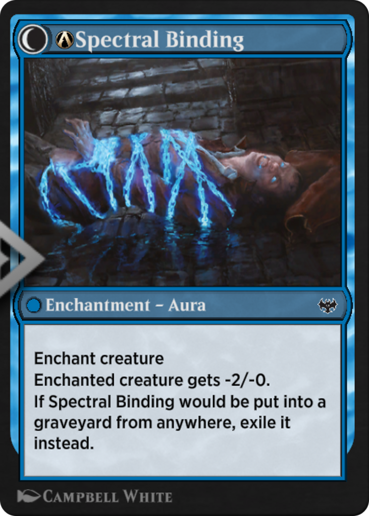 Image of A-Binding Geist // A-Spectral Binding (VOW-A-48) - Innistrad: Crimson Vow: (Double Faced Transform)