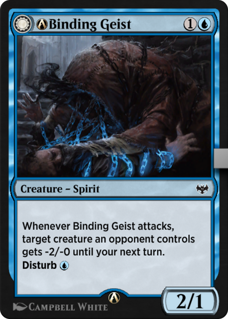Image of A-Binding Geist // A-Spectral Binding (VOW-A-48) - Innistrad: Crimson Vow: (Double Faced Transform)