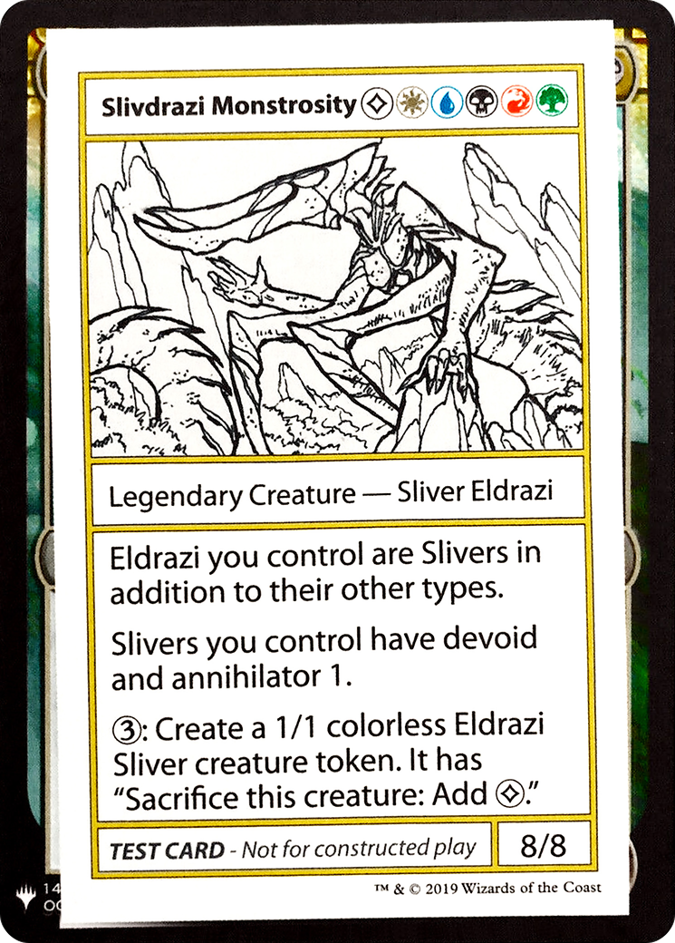 Image of Slivdrazi Monstrosity (CMB1-) - Mystery Booster Playtest Cards 2019