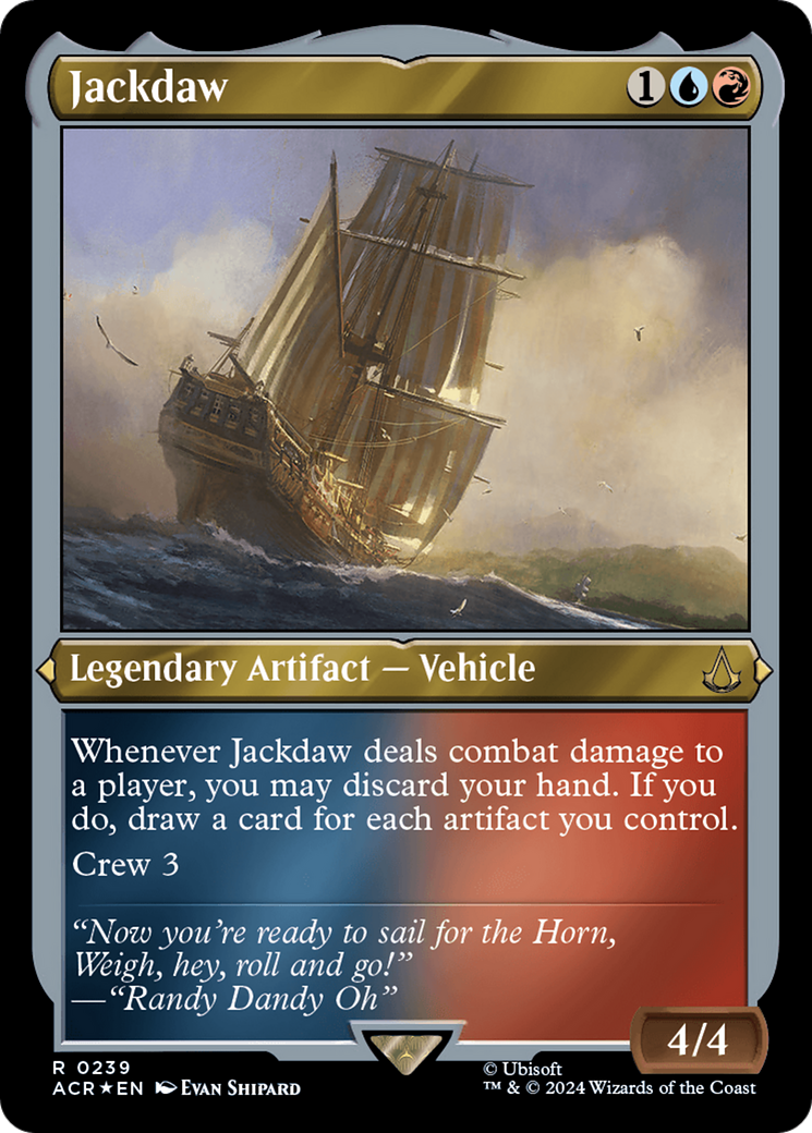 Image of Jackdaw (ACR-239) - Assassin's Creed Etched Foil