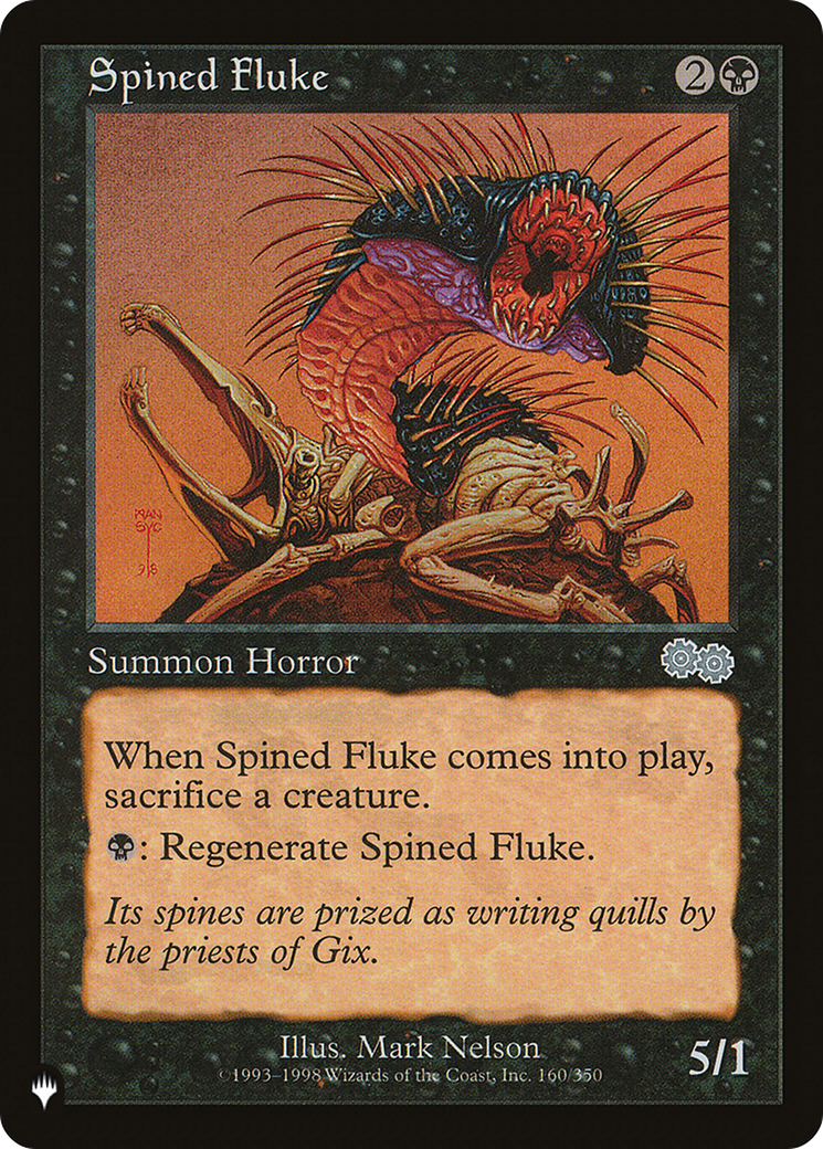 Image of Spined Fluke (LIST-USG-160) - The List