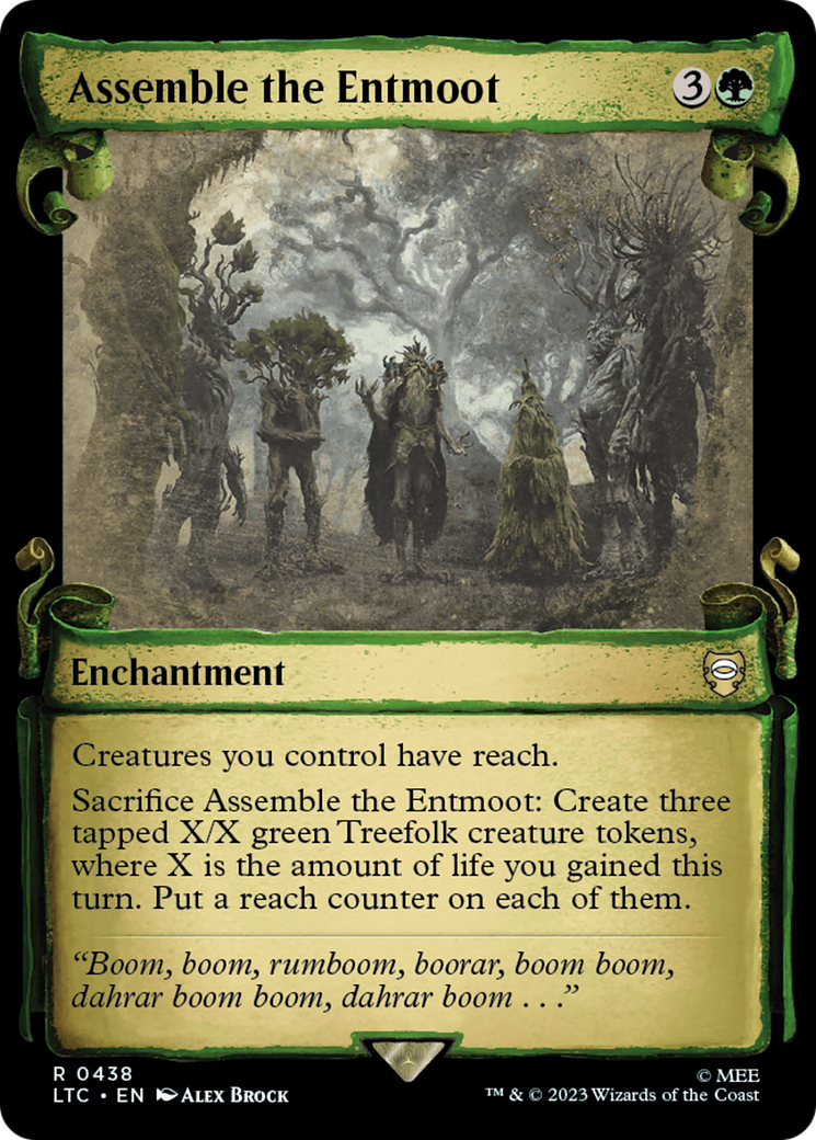 Image of Assemble the Entmoot (Showcase Scrolls) (LTC-438) - Tales of Middle-earth Commander: (Showcase)