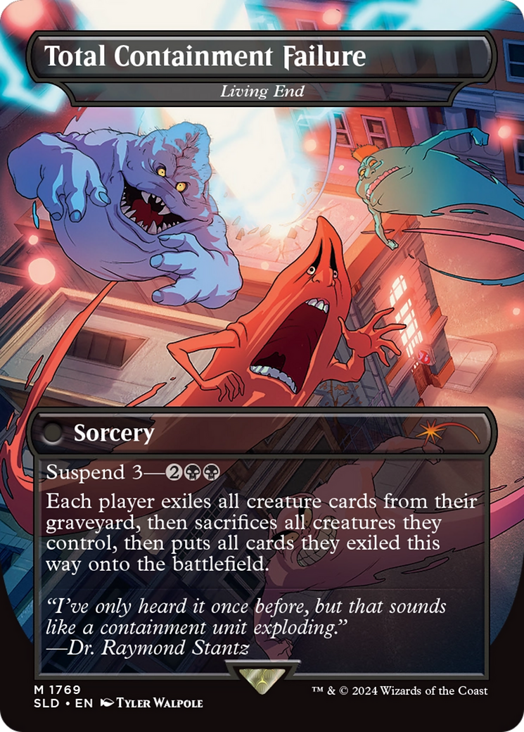 Image of Living End (SLD-1769) - Secret Lair Drop / Total Containment Failure (Borderless) Foil