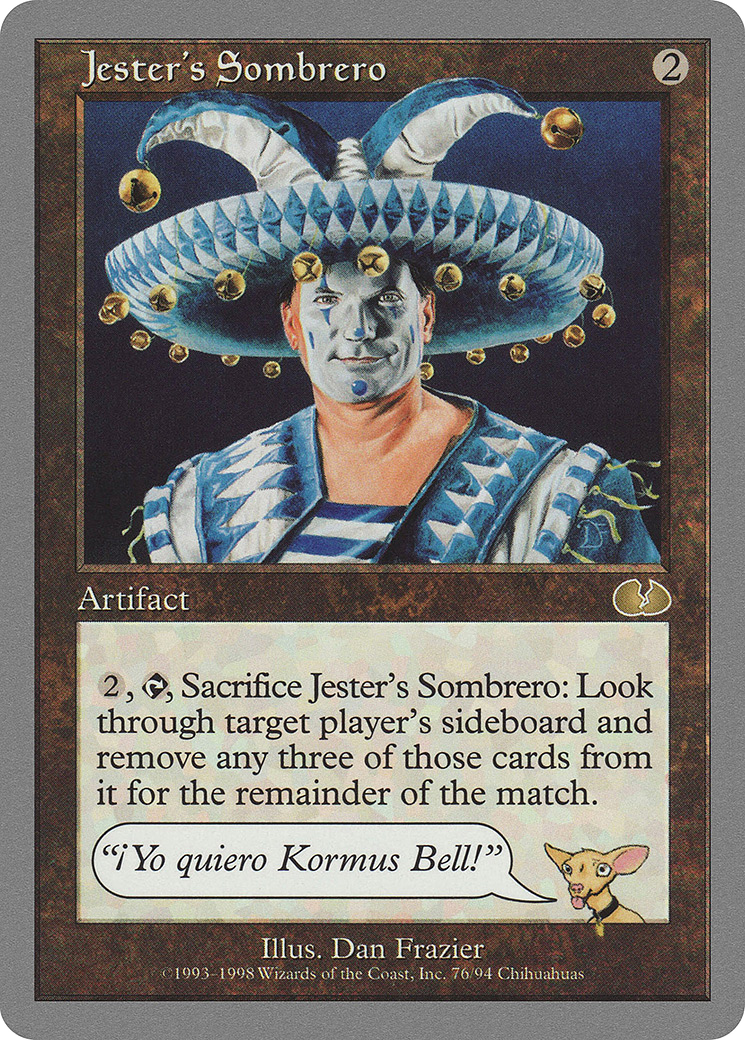 Image of Jester's Sombrero (UGL-076) - Unglued