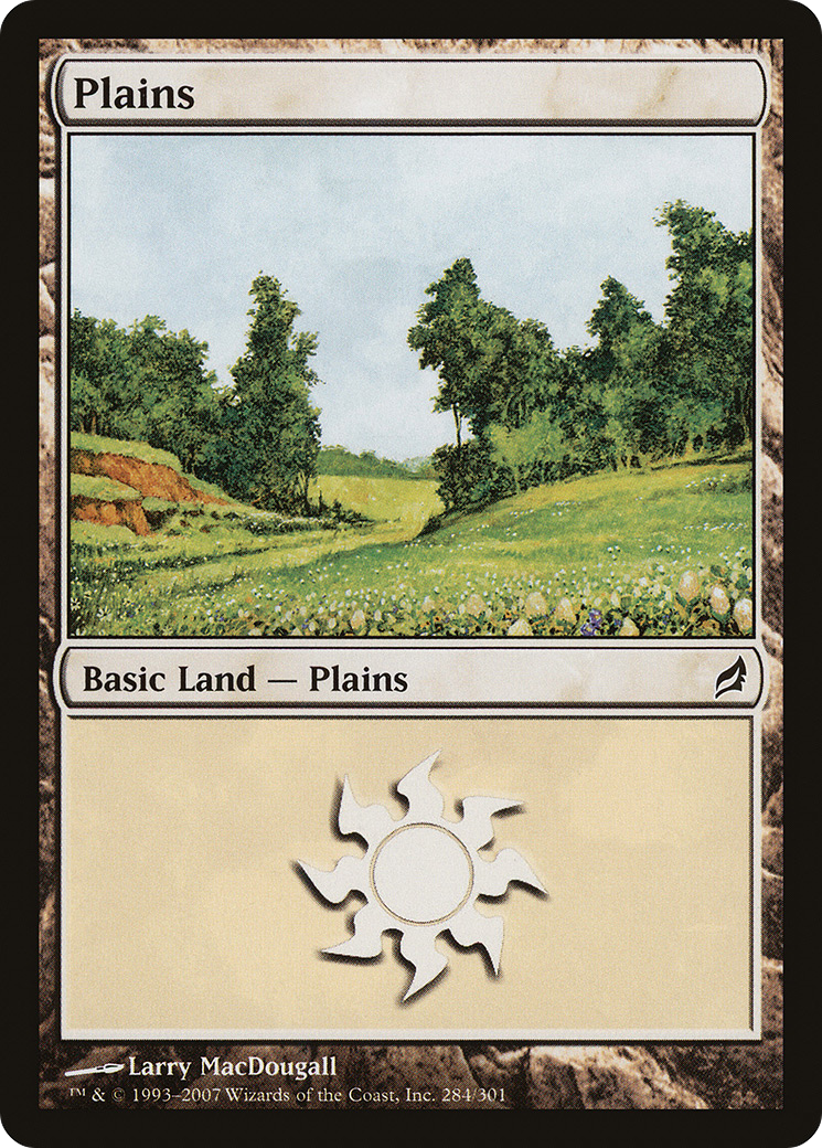Image of Plains (284) (LRW-284) - Lorwyn Foil