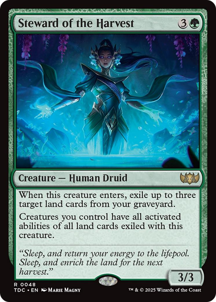 Image of Steward of the Harvest (TDC-048) - Commander: Tarkir: Dragonstorm