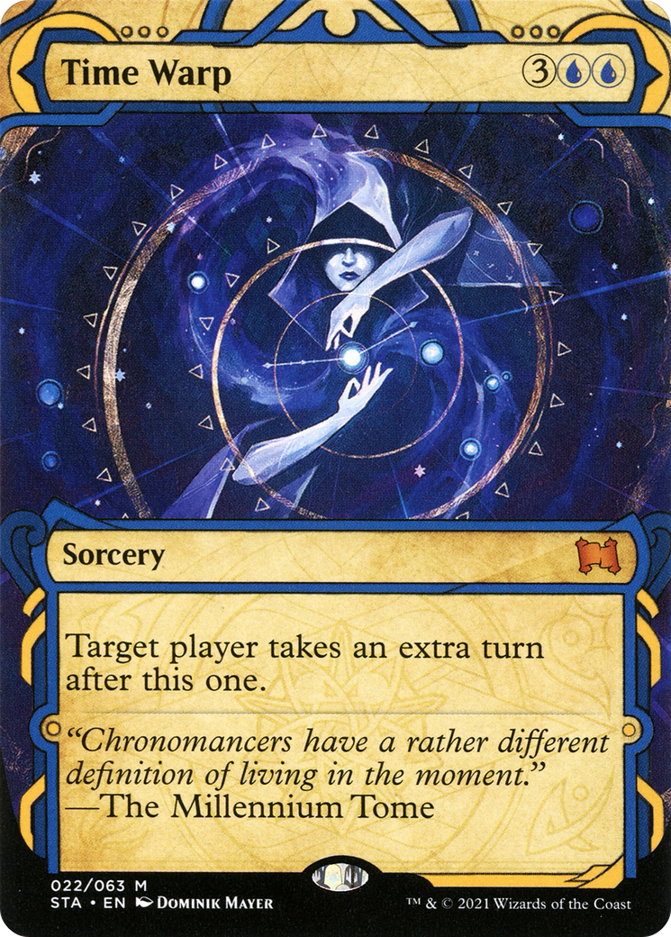 Image of Time Warp (STA-022) - Strixhaven Mystical Archive: (Showcase) (Borderless)