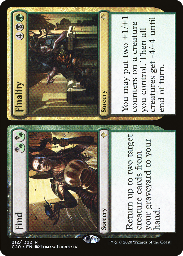 Image of Find // Finality (C20-212) - Commander 2020