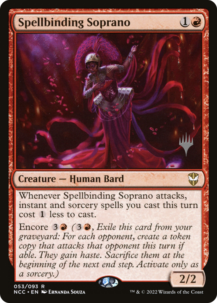 Image of Spellbinding Soprano (PPSNC-053) - New Capenna Commander Promos Foil