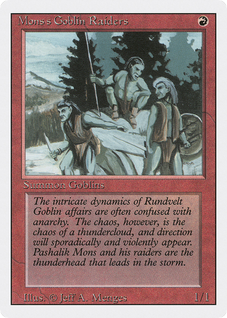 Image of Mons's Goblin Raiders (3ED-) - Revised Edition