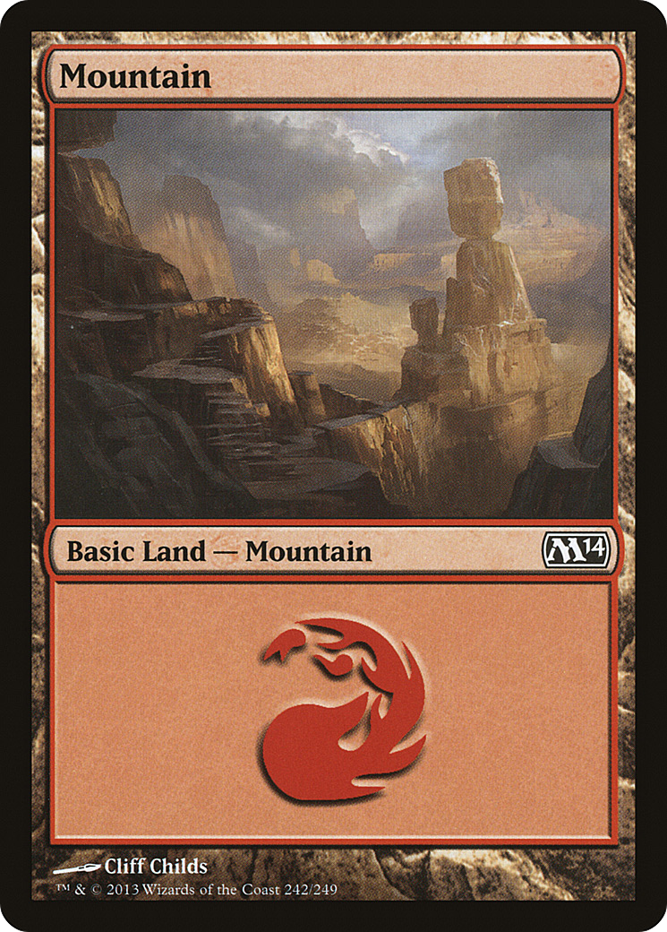Image of Mountain (242) (M14-242) - Magic 2014