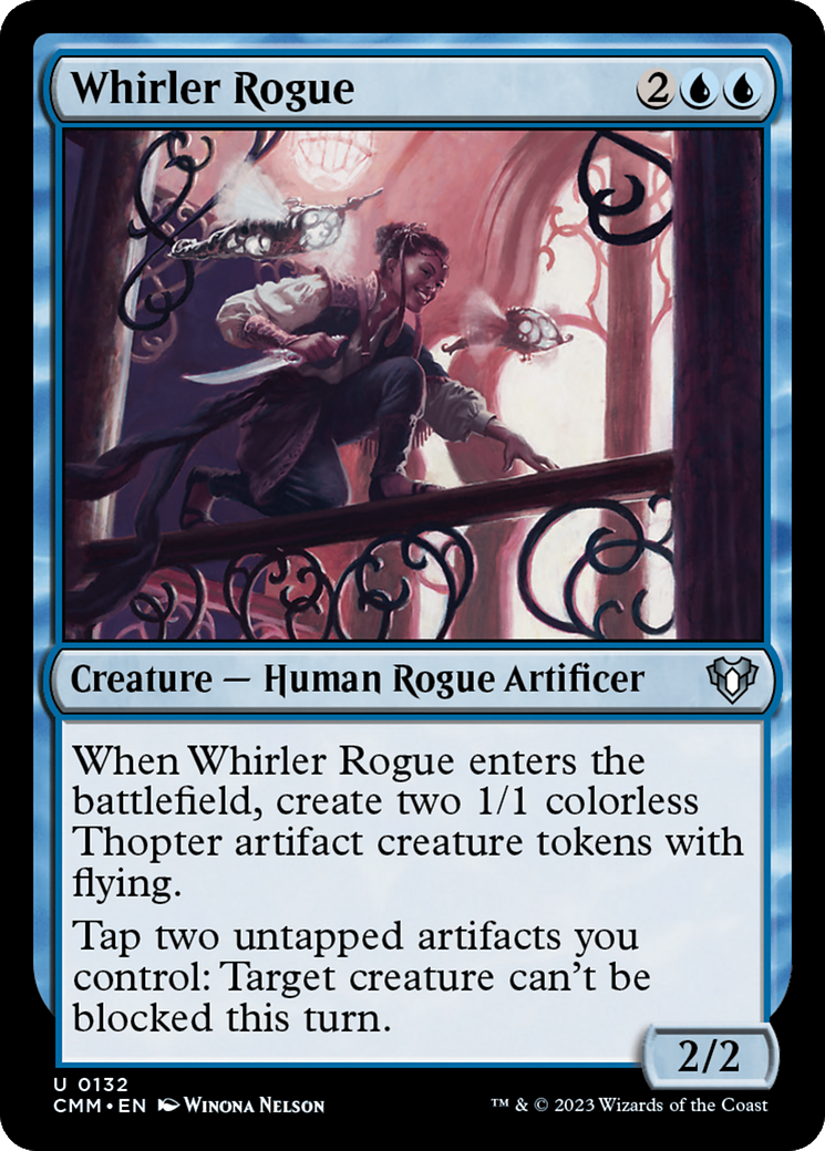 Image of Whirler Rogue (CMM-132) - Commander Masters Foil