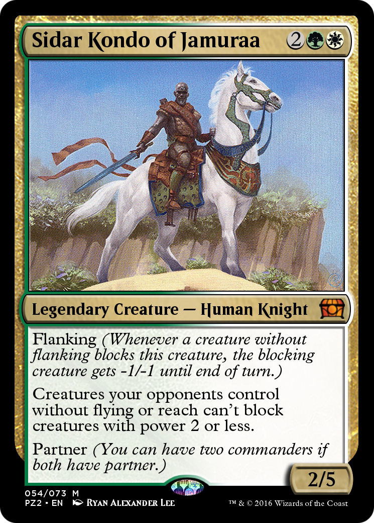Image of Sidar Kondo of Jamuraa (PZ2-054) - Treasure Chest Foil