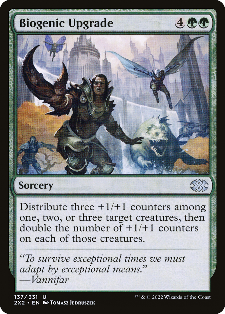 Image of Biogenic Upgrade (2X2-137) - Double Masters 2022 Foil