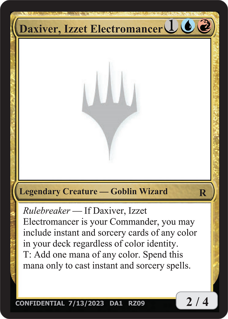 Image of Daxiver, Izzet Electromancer (UNK-RZ09) - Unknown Event