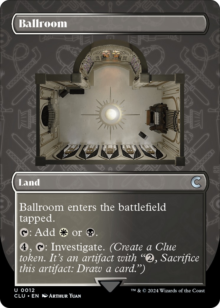 Image of Ballroom (Borderless) (CLU-012) - Ravnica: Clue Edition (Borderless)