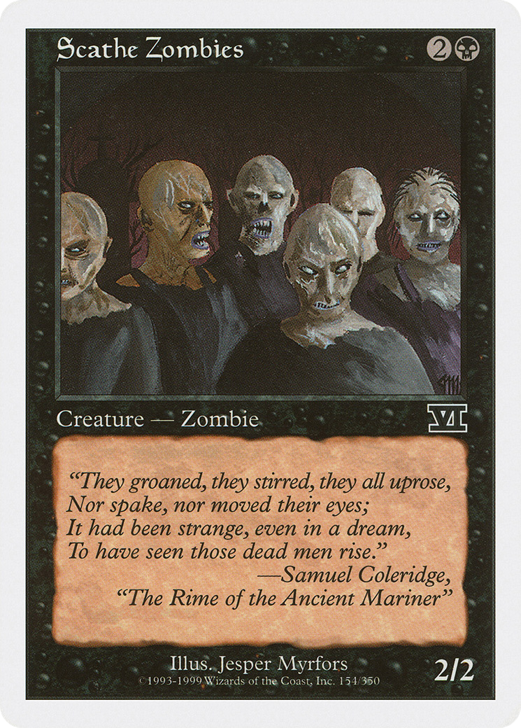 Image of Scathe Zombies (6ED-154) - Classic Sixth Edition