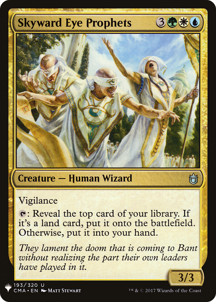 Image of Skyward Eye Prophets (LIST-CMA-193) - The List