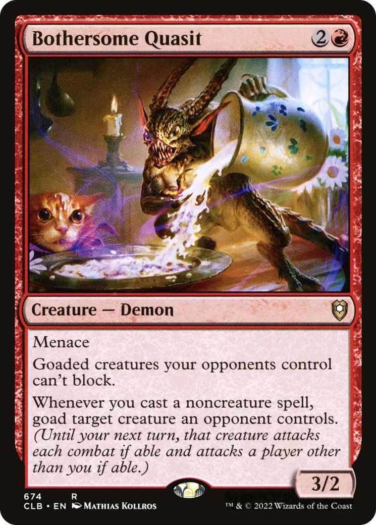 Image of Bothersome Quasit (CLB-674) - Commander Legends: Battle for Baldur's Gate