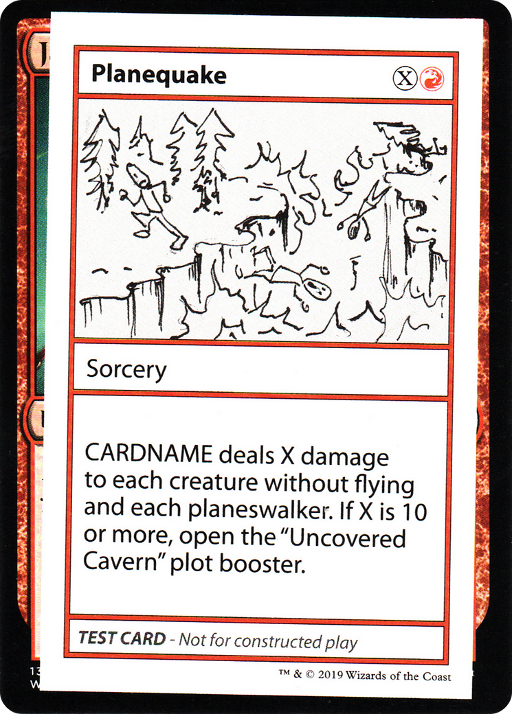 Image of Planequake (No PW Symbol) (CMB1-) - Mystery Booster Playtest Cards 2021