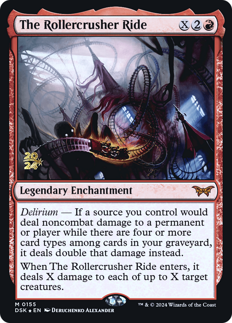Image of The Rollercrusher Ride (0155) (PRE-155) - Duskmourn: House of Horror Promos Foil