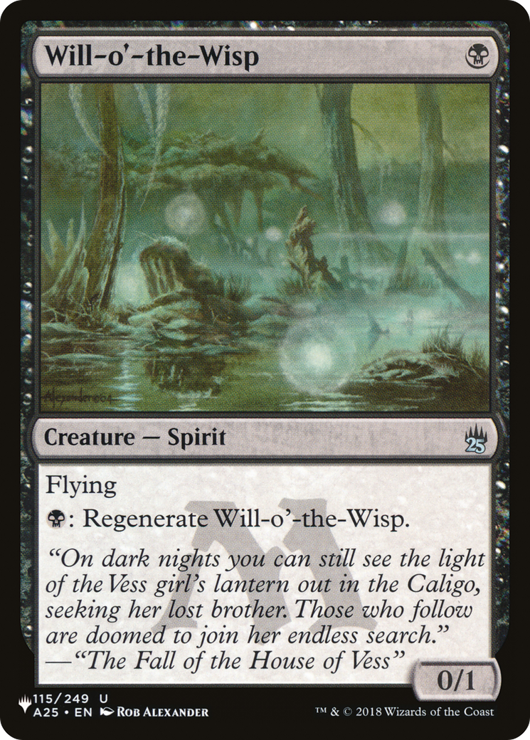 Image of Will-o'-the-Wisp (PLST-A25-115) - The List