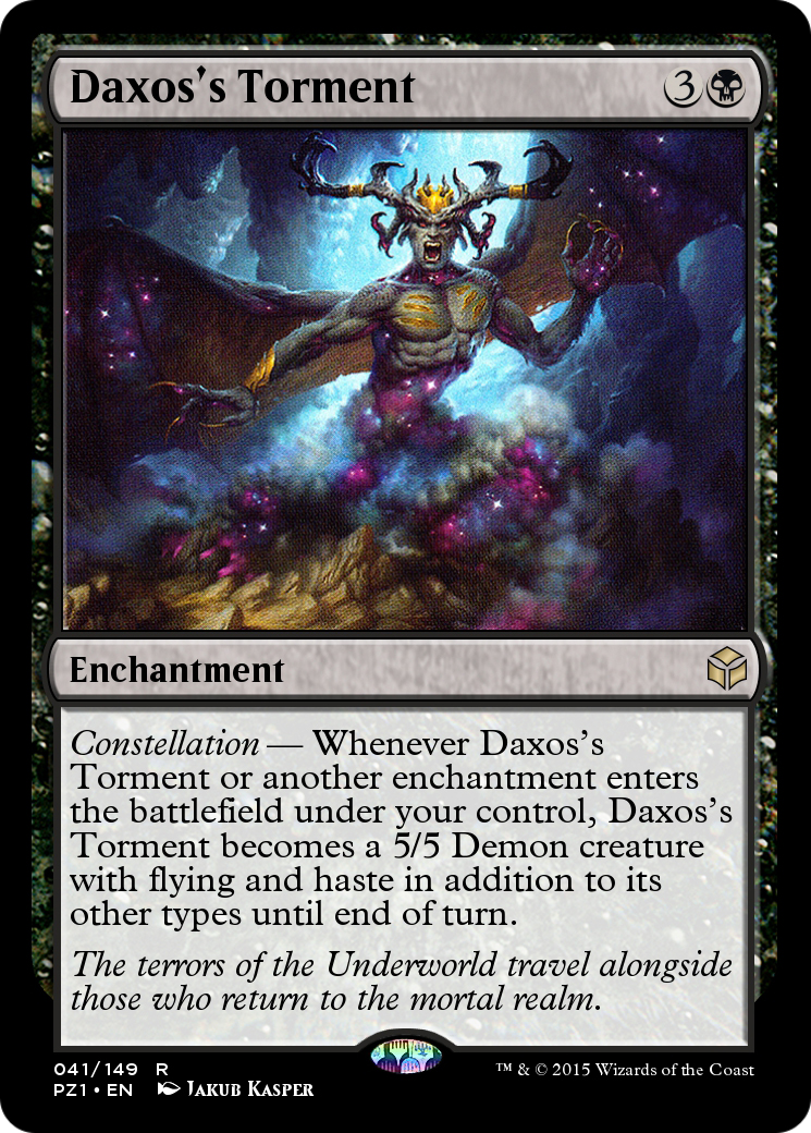 Image of Daxos's Torment (PZ1-041) - Legendary Cube Prize Pack Foil